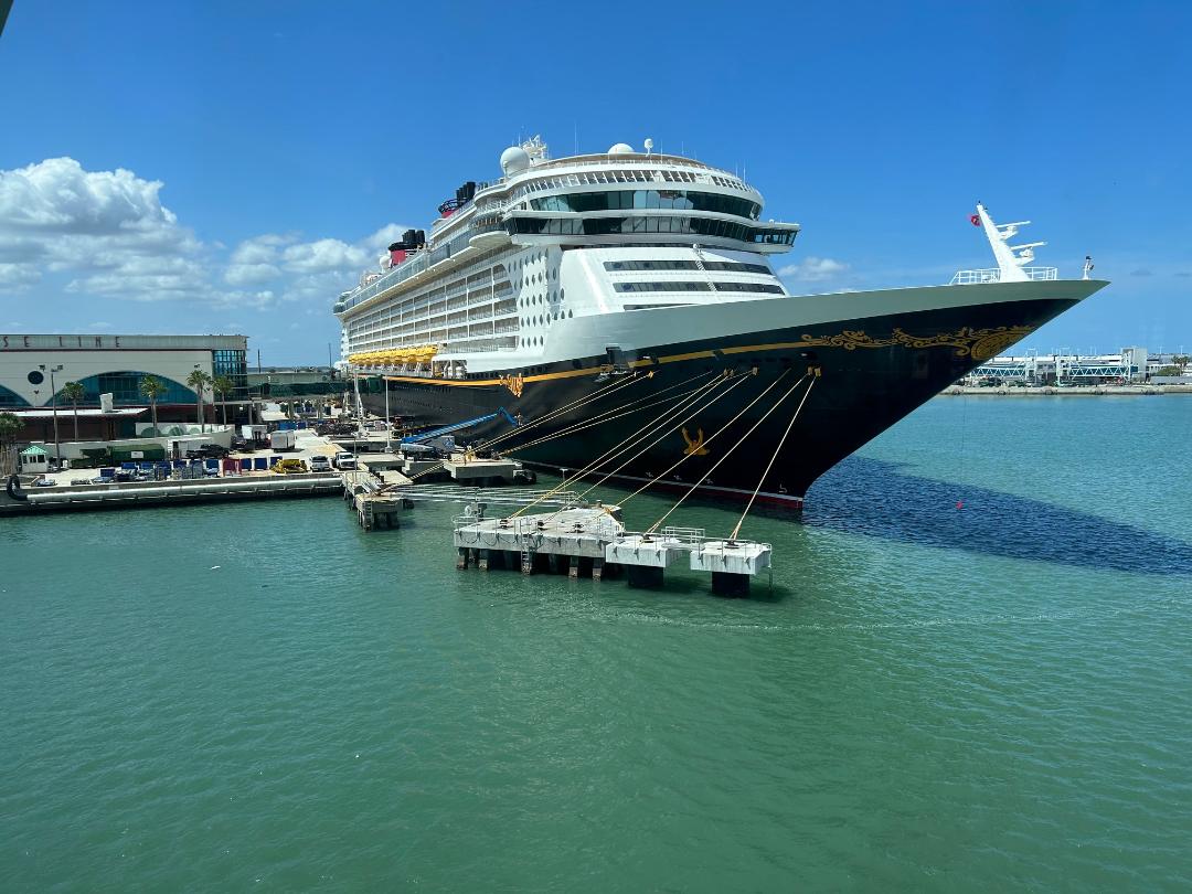 Disney Cruise Line Ship at Port Canaveral