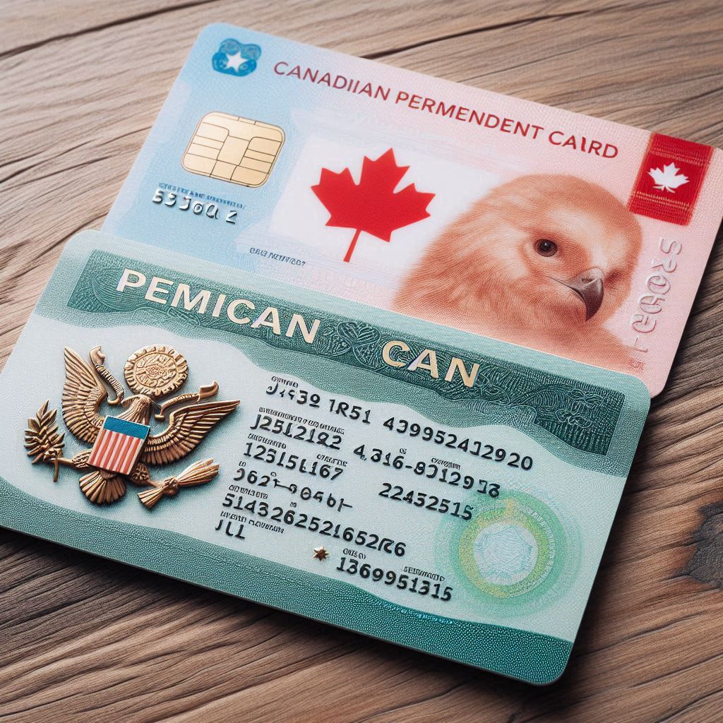 US Grean Card Holder and Canadian Permanent Card Holder